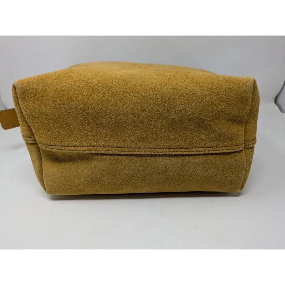 Margot New York Kaye Bucket Suede Leather Tote Bag Tan NWT
